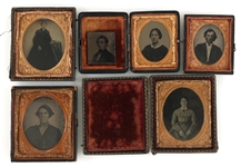 TINTYPE PHOTOGRAPHS & CASES 