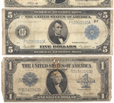 EARLY 20th C. UNITED STATES CURRENCY NOTES
