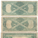 EARLY 20th C. UNITED STATES CURRENCY NOTES