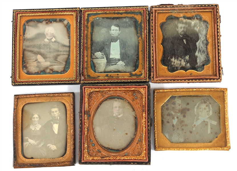 1/6 PLATE DAGUERROTYPE PHOTOGRAPHS 