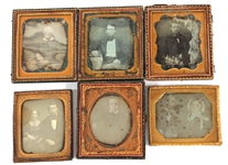 1/6 PLATE DAGUERROTYPE PHOTOGRAPHS 
