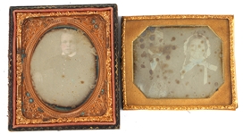 1/6 PLATE DAGUERROTYPE PHOTOGRAPHS 