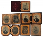 1/6 PLATE AMBROTYPE PHOTOGRAPHS