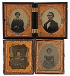 1/6 PLATE AMBROTYPE PHOTOGRAPHS