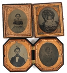 1/6 PLATE AMBROTYPE PHOTOGRAPHS