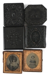 1/6 PLATE AMBROTYPE PHOTOGRAPHS