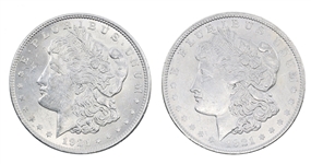 1921-P US SILVER MORGAN DOLLAR COINS 