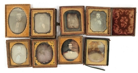 1/4 & 1/6 PLATE DAGUERREOTYPE PHOTOGRAPHS 