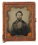1/6 PLATE AMBROTYPE PHOTOGRAPHS AND CASES