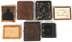1/9 & 1/16 PLATE AMBROTYPE PHOTOGRAPHS 