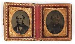 1/9 & 1/6 PLATE AMBROTYPE PHOTOGRAPHS