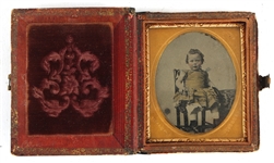 1/9 & 1/6 PLATE AMBROTYPE PHOTOGRAPHS
