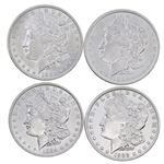 1884-1888 US SILVER MORGAN DOLLAR COINS