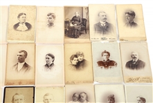 CABINET CARDS FROM VT, MA, & MI STUDIOS