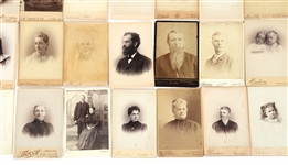 CABINET CARDS FROM VT, MA, & MI STUDIOS