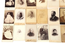CABINET CARDS FROM VT, MA, & MI STUDIOS