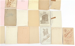 CABINET CARDS FROM VT, MA, & MI STUDIOS