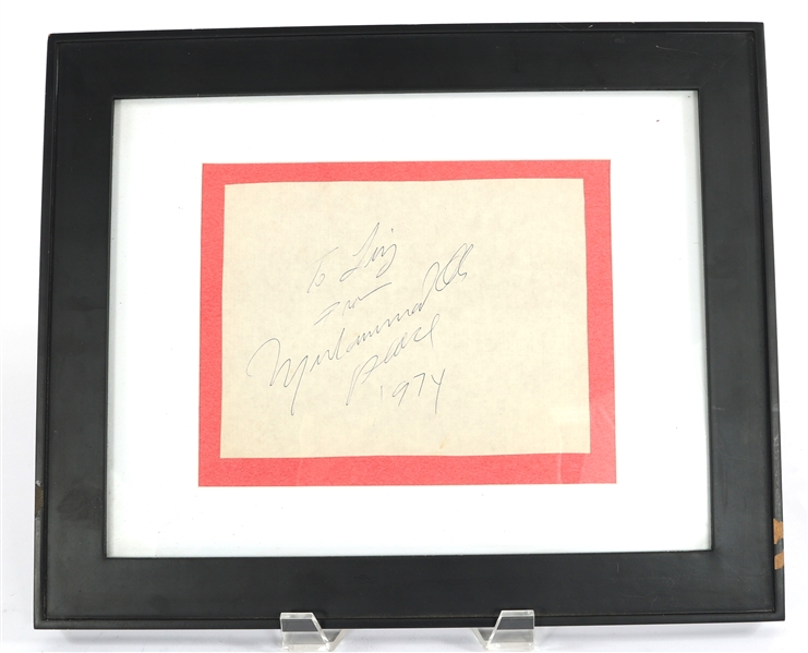 1974 MUHAMMAD ALI SIGNATURE