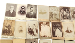 CABINET CARDS FROM CA, IN, CT STUDIOS