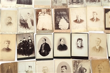 CABINET CARDS FROM CA, IN, CT STUDIOS