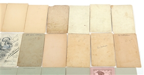 CABINET CARDS FROM CA, IN, CT STUDIOS