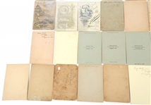 CABINET CARDS FROM CA, IN, CT STUDIOS