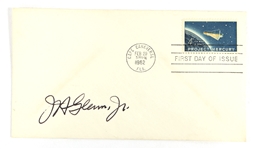 NASA ASTRONAUT JOHN GLENN GROUPING - SIGNATURES, LETTER