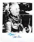 NASA ASTRONAUT JOHN GLENN GROUPING - SIGNATURES, LETTER