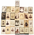 PORTRAIT CABINET CARDS FROM OHIO STUDIOS