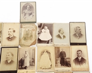PORTRAIT CABINET CARDS FROM OHIO STUDIOS