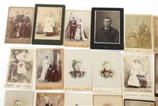 PORTRAIT CABINET CARDS FROM OREGON STUDIOS
