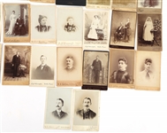 PORTRAIT CABINET CARDS FROM OREGON STUDIOS