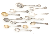 STERLING SILVER SOUVENIR SPOONS 