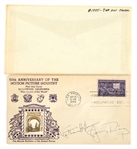 1ST DAY COVER SIGNED KATHARINE HEPBURN SPENCER TRACY