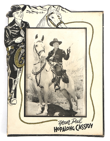 HOPALONG CASSIDY WILLIAM BOYD SIGNED PHOTO