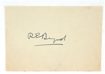 ADMIRAL RICHARD E BYRD POLAR EXPLORER SIGNATURE