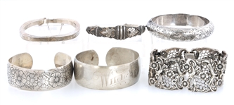 STERLING SILVER FASHION BRACELETS - CUFFS & BANGLES
