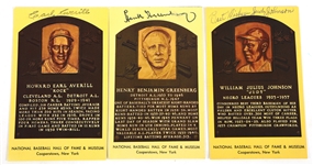 1910's-1970's BASEBALL HALL OF FAME AUTOGRAPHS 