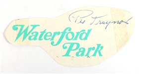 MAJOR LEAGUE BASEBALL HOF AUTOGRAPH INDEX CARDS