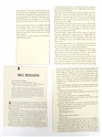 MAJOR LEAGUE BASEBALL HOF AUTOGRAPH CLIPPINGS