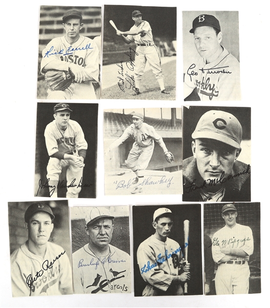 MAJOR LEAGUE BASEBALL AUTOGRAPH CLIPPINGS