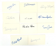 MAJOR LEAGUE BASEBALL HOF AUTOGRAPH INDEX CARDS