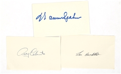 MAJOR LEAGUE BASEBALL HOF AUTOGRAPH INDEX CARDS