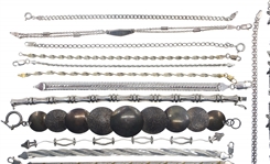 STERLING SILVER BRACELETS 