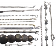 STERLING SILVER BRACELETS 