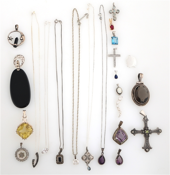 STERLING SILVER NECKLACES & PENDANTS