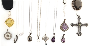STERLING SILVER NECKLACES & PENDANTS