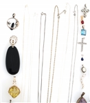 STERLING SILVER NECKLACES & PENDANTS