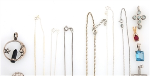 STERLING SILVER NECKLACES & PENDANTS