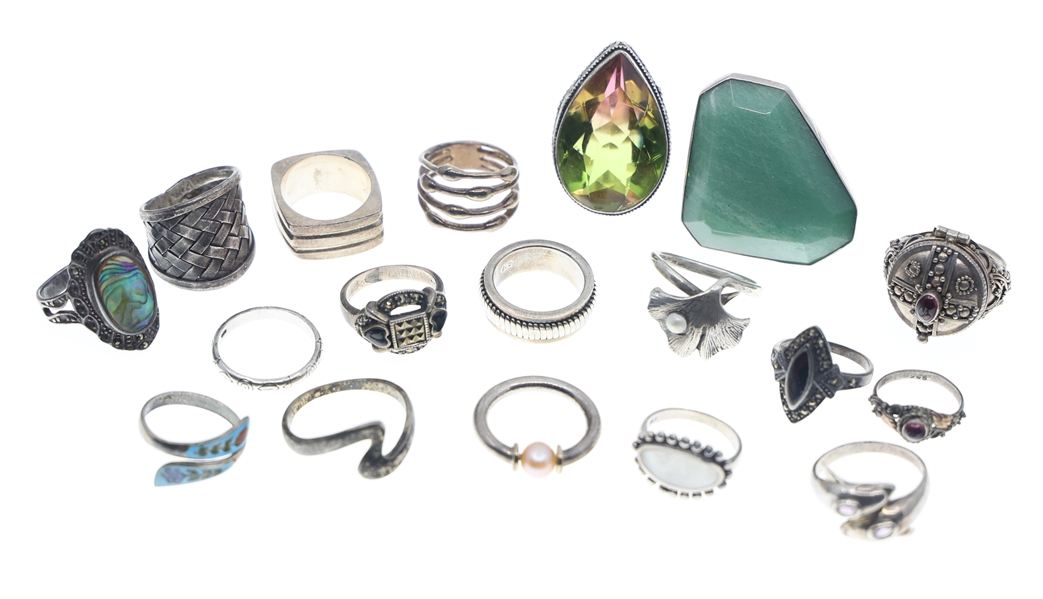 STERLING SILVER RINGS 